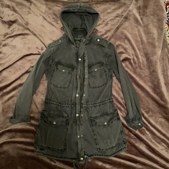 Aritzia Talula Trooper jacket dark grey size XS - Picture 1 of 3